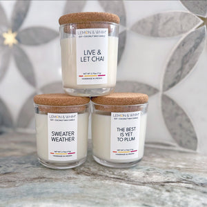 Fall Mini Candle Trio